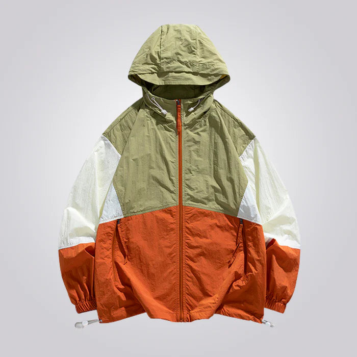Jaqueta Corta Vento Masculina Forllini FL143 em ambiente urbano