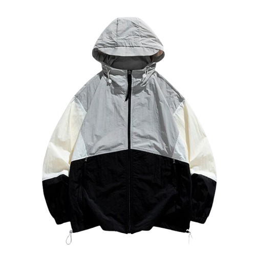 Jaqueta Corta Vento Masculina Forllini FL143 em ambiente urbano