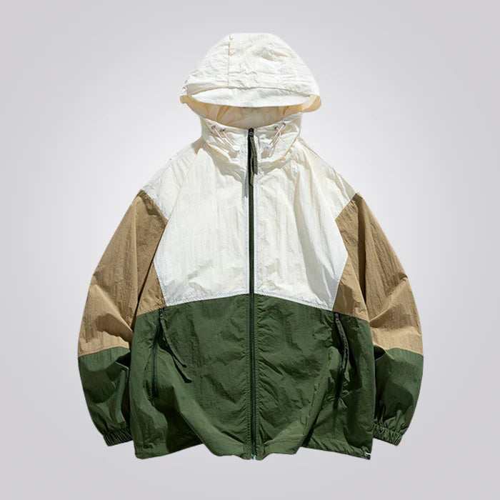 Jaqueta Corta Vento Masculina Forllini FL143 em ambiente urbano