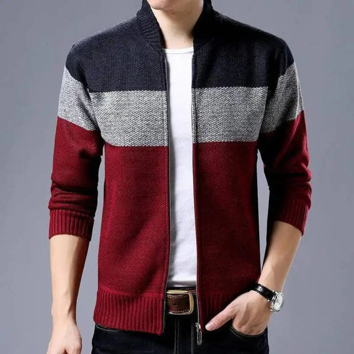 Jaqueta Masculina Grossa de Lã Forllini FL122 em fundo neutro