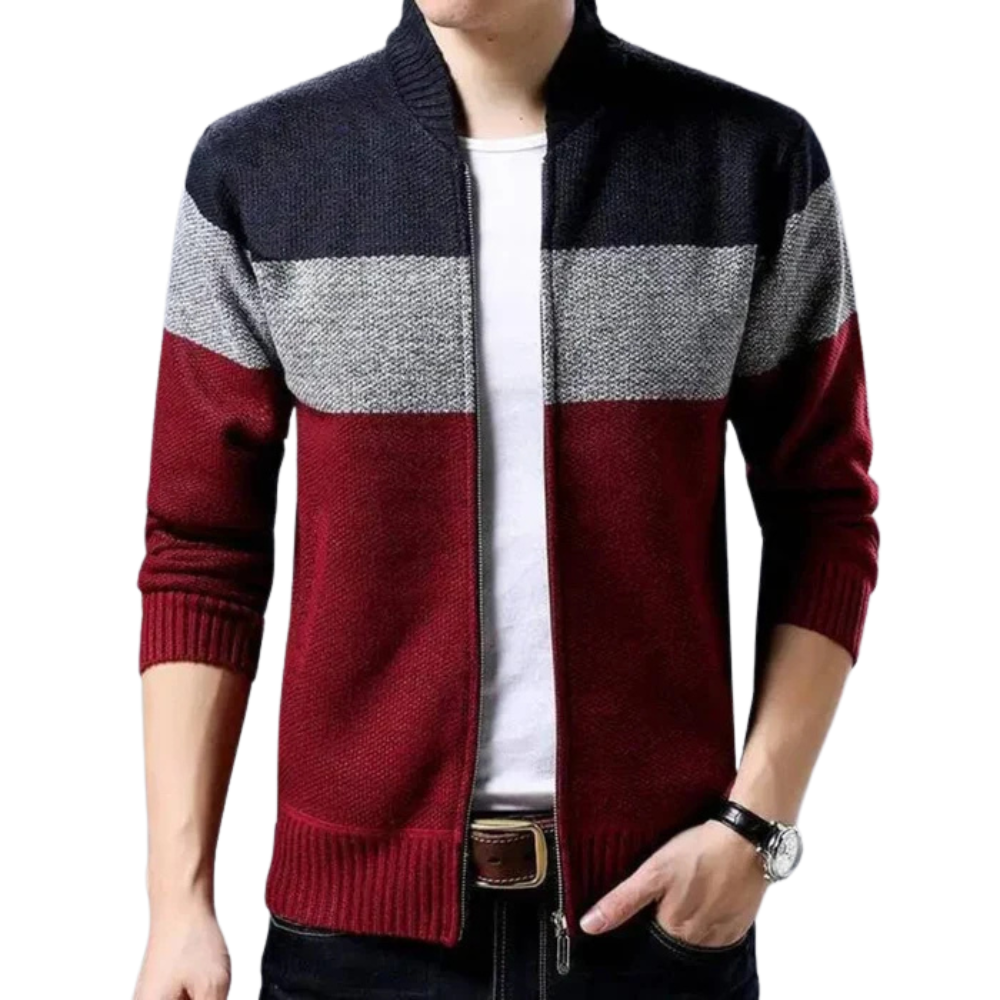 Jaqueta Masculina Grossa de Lã Forllini FL122 em fundo neutro