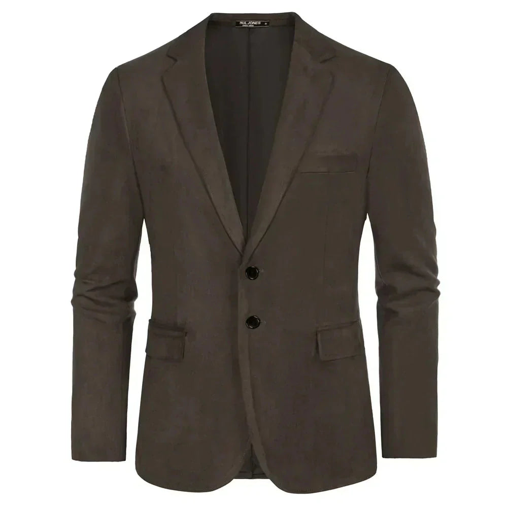 Blazer Masculino em Camurça Forllini FL029 com design sofisticado e conforto térmico.