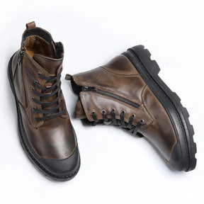 Bota Coturno em Couro Masculino Forllini FL295 com design robusto e moderno.