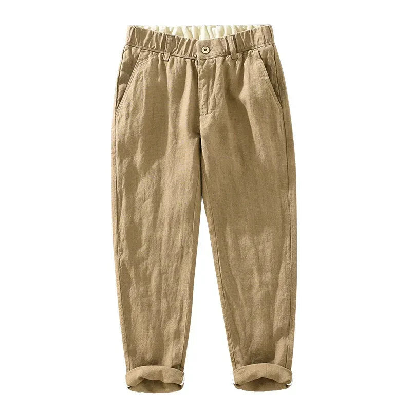 Calça de Linho Masculina Forllini FL009, estilo e conforto para todas as ocasiões.