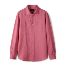 Camisa de Linho Lisa Masculina Forllini FL347 em fundo neutro.