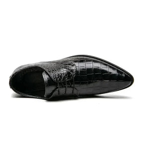 Sapato Masculino Derby em Couro Forllini FL363 em preto e marrom