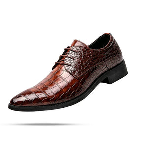 Sapato Masculino Derby em Couro Forllini FL363 em preto e marrom