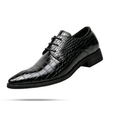 Sapato Masculino Derby em Couro Forllini FL363 em preto e marrom