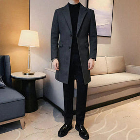 Sobretudo Masculino em Lã Forllini FL204, ideal para o frio.