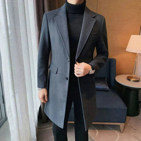 Sobretudo Masculino em Lã Forllini FL204, ideal para o frio.
