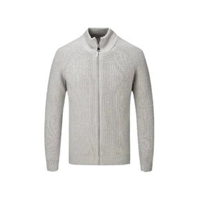 Suéter Masculino Forllini FL020 com design moderno e zíper frontal.