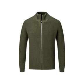 Suéter Masculino Forllini FL020 com design moderno e zíper frontal.